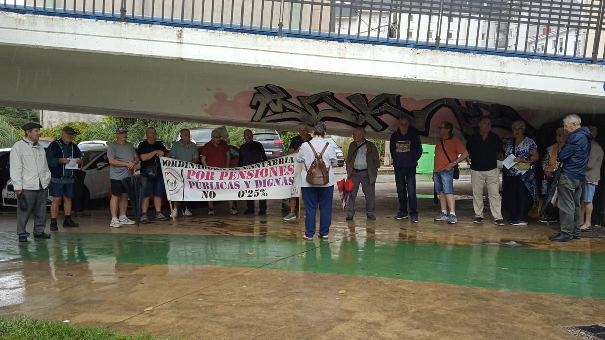Hoy bajo el puente en Camargo