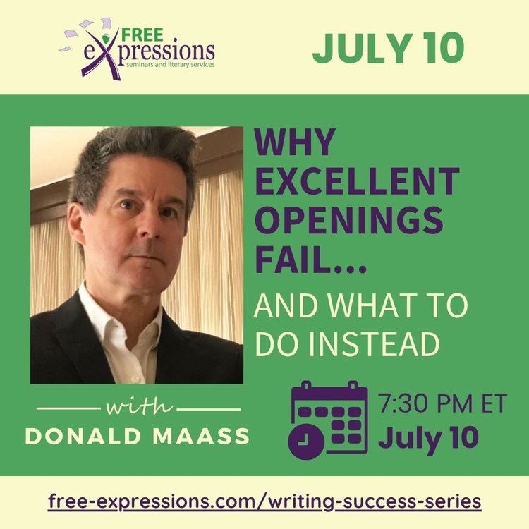 Your opening has passed muster with critique partners and beta readers, but it might fail on submission--why? And what can you do about it?