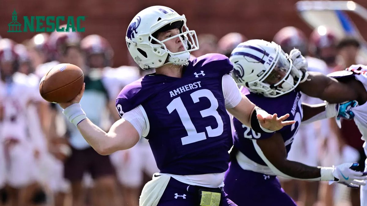 cal7625's tweet photo. After a great call with @Coach_Bussard I am honored to say I have been offered by Amherst College !! 🟪🐘

@SportPrepX @NESCAC @NE6FB_Recruits @CoachEJMills @coachgeenty https://t.co/Thchho3Ll0