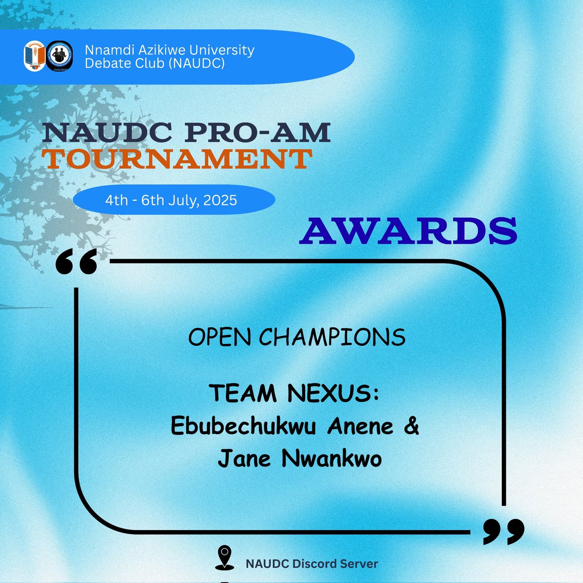 naudc1's tweet photo. NAUDC PRO-AM TOURNAMENT 2.0 was a huge success!🔥

congratulations to all our Warlords. https://t.co/W6zQ8EDUDh