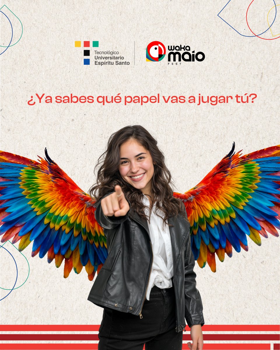 Todas las carreras, un solo festival.
En #WakamaioFest, el talento se une para inspirar, crear y sorprender. Participan todas las direcciones académicas de TES: Comunicación, Estrategias Empresariales, Turismo, Salud, Deportes, Gastronomía e Innovación. 🎓

¡Esta es una fiesta
