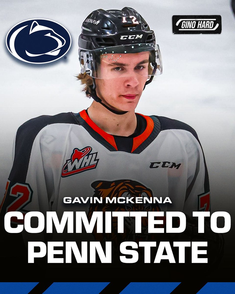 Gino Hard (@ginohard_) on Twitter photo Gavin McKenna, the top prospect in hockey and projected generational NHL talent, has chosen Penn State for 2025-26 🦁
(via <a href="/J_Swish24/">Jordan Schmaltz</a> & <a href="/Hockey_Robinson/">Cam Robinson</a>) Gavin McKenna, the top prospect in hockey and projected generational NHL talent, has chosen Penn State for 2025-26 🦁
(via <a href="/J_Swish24/">Jordan Schmaltz</a> & <a href="/Hockey_Robinson/">Cam Robinson</a>)