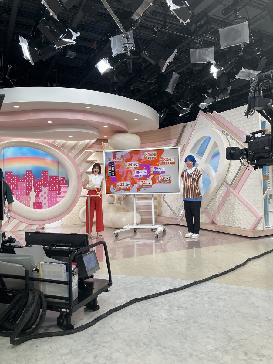 ただいまリハーサル中】 きょうの #Oha4 生出演が決定した