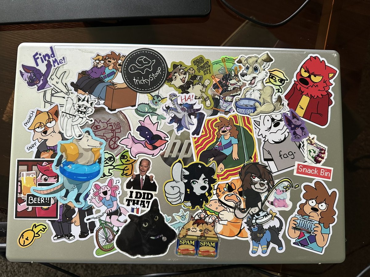 New laptop stickies