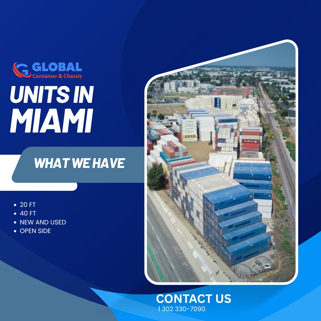 Contact us for more details.
For inquiries and faster transactions call us at:
☎️ 1 (302)330-7090
#GCCHaul #GlobalContainers #GCCHotOffers