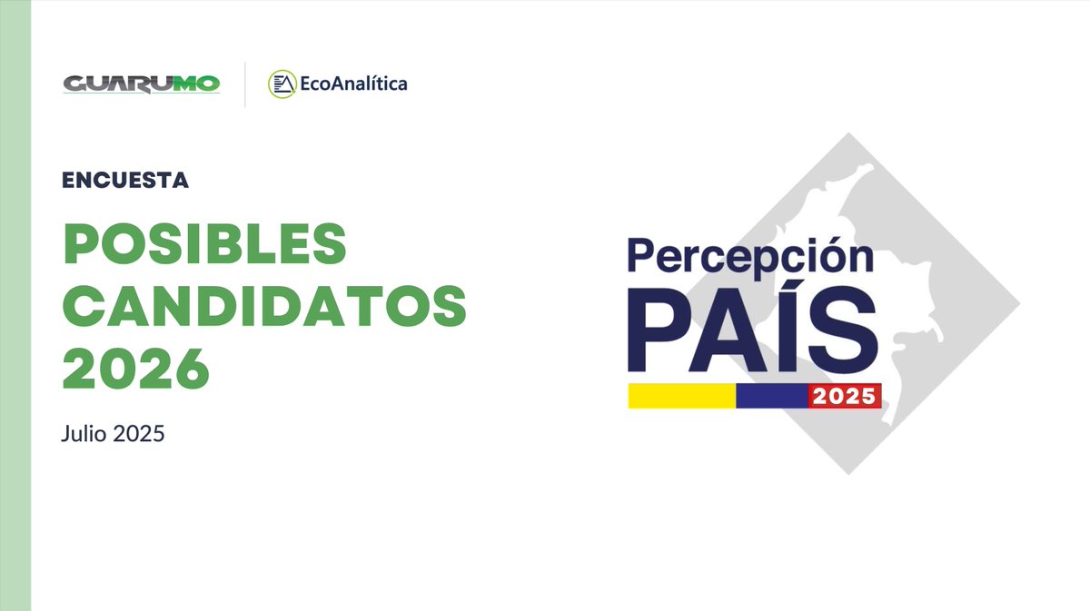 🚨Todos están hablando de la encuesta Guarumo que salió hoy, ¿pero qué tan confiables son los resultados?

📽️Te los cuento en detalle hoy lunes 7 de julio 7pm hora Colombia, live aquí: 
youtube.com/live/xzyzx-nI_…