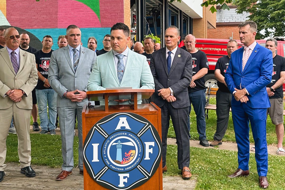 IAFFPresident's tweet image. The most important thing we bring to a fire isn’t ladders or water — it’s well-trained fire fighters. 

But here in Charlottetown, crews are often forced to respond with 3 (and sometimes fewer) fire fighters to emergencies.