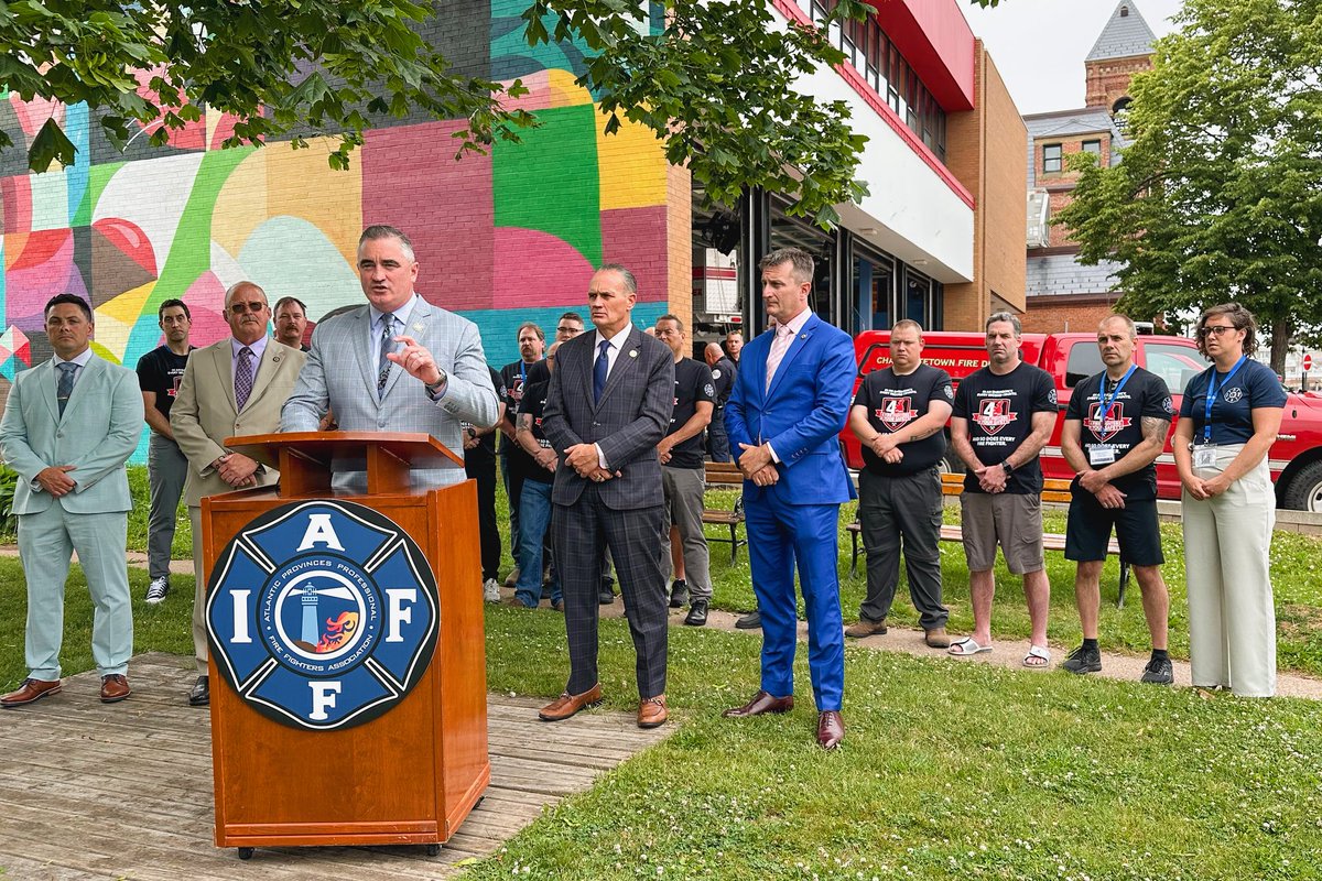 IAFFPresident's tweet image. The most important thing we bring to a fire isn’t ladders or water — it’s well-trained fire fighters. 

But here in Charlottetown, crews are often forced to respond with 3 (and sometimes fewer) fire fighters to emergencies.