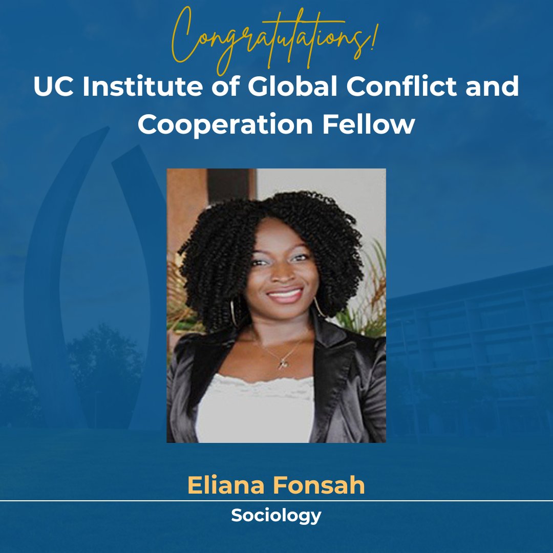 ucmgraddiv's tweet image. .@ucmerced Ph.D. candidates Eliana Fonsah and Nihan Karagul are recipients of the competitive dissertation fellowship from the @UCIGCC.
Congratulations to both! 👏
Read more: UCM.edu/3ocptd