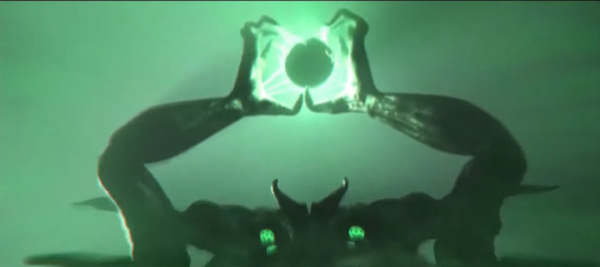 Portraying the Arusi (African spirits of Igbo mythology) as Eldritch monsters that can perform spirit bombs... This is the hardest shit I've seen in my life dawg.