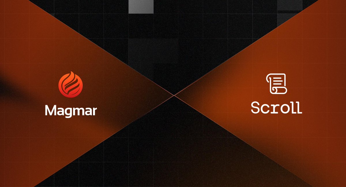 Magmarerc's tweet image. 🚨 Scroll x Magmar Infra 🚨
We’re excited to announce that Magmar Wallet is integrating with @Scroll_ZKP , one of the most advanced zkEVM Layer 2s on Ethereum
In the next 12 hours, Scroll will be fully supported inside Magmar Wallet with all current features available to users…