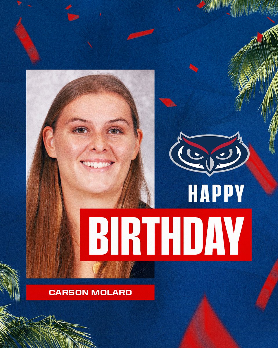 FAUWSoccer's tweet image. Happy birthday to our amazing strength & conditioning coach Carson 🎉
#WIP🏝️