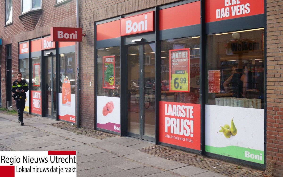 Overval op Boni-filiaal in Utrecht