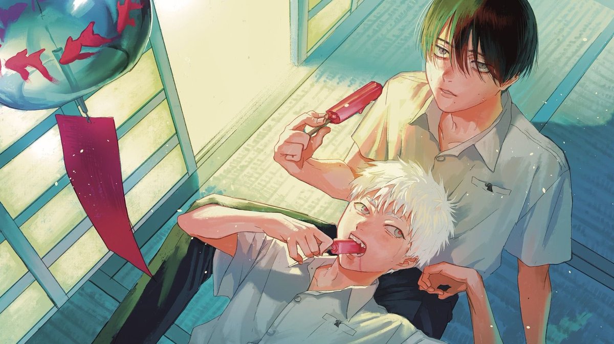 Strangebery's tweet image. Premier épisode de The Summer Hikaru Died très chouette et assez fidèle au manga dans son atmosphère lourde et creepy. De l’horreur queer sur fond d’été étouffant, entre chant des cigales et phénomènes paranormaux. Ça se passe chez @NetflixFR !