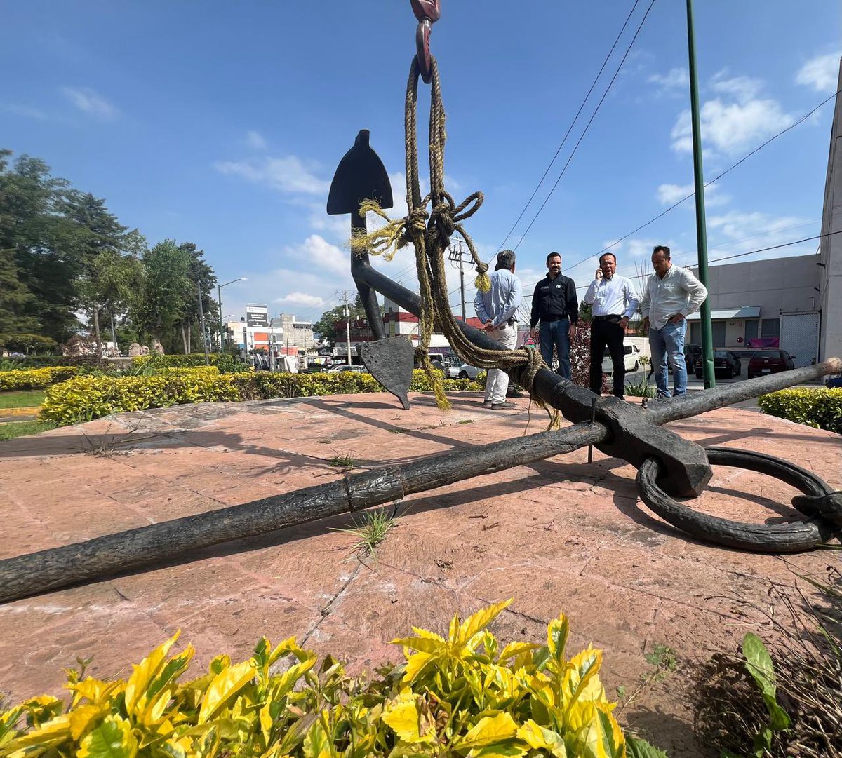 AlfonsoMtz_Mx's tweet image. ⚓️ El Ancla ya brilla de nuevo en el Boulevard García de León.

Tras ser reparada por los daños de un accidente automovilístico, este emblemático monumento a la Marina vuelve a lucir como símbolo de nuestra ciudad.

#MoreliaBrillaMás ✨
