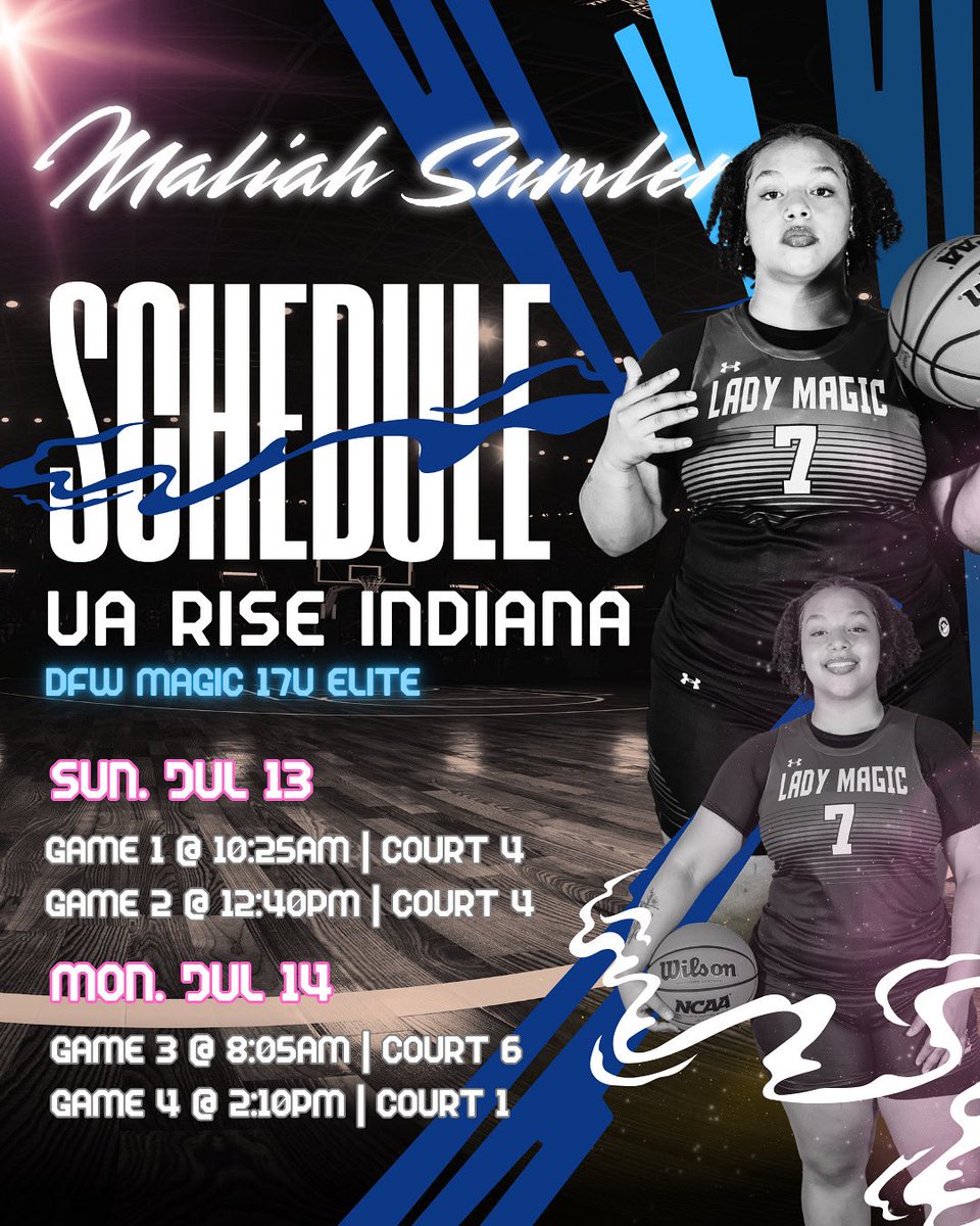 Locked in and ready to compete 💪🏽🔥 Check out Maliah Sumler’s schedule for this weekend! Coaches pull up👀🏀 #ssba #maliahsumler #dfwmagic #womensbasketball #indiana #lebanon #uarise #aaubasketball #classof2026