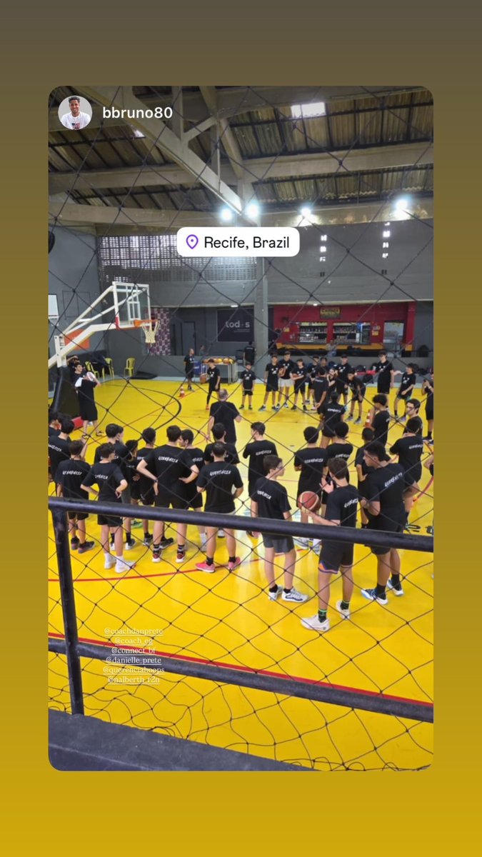 coache_graves's tweet image. Day 1 of camp in Recife, Brazil complete. What a great day working with this group of players and coaches! Pt2 @Coach_Prete