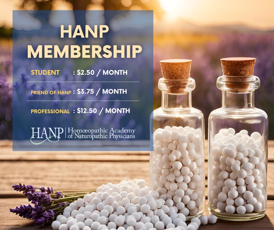 The_HANP's tweet photo. Are you a naturopathic doctor committed to homeopathy? Join the HANP and be part of a community that shares your vision.
CE, advocacy, and a place where your clinical values are recognized.
🔗 https://t.co/TUqBKgy6Lz
#HANP #homeopathy #naturopathicmedicine #NDcommunity https://t.co/vsi6KR44GK