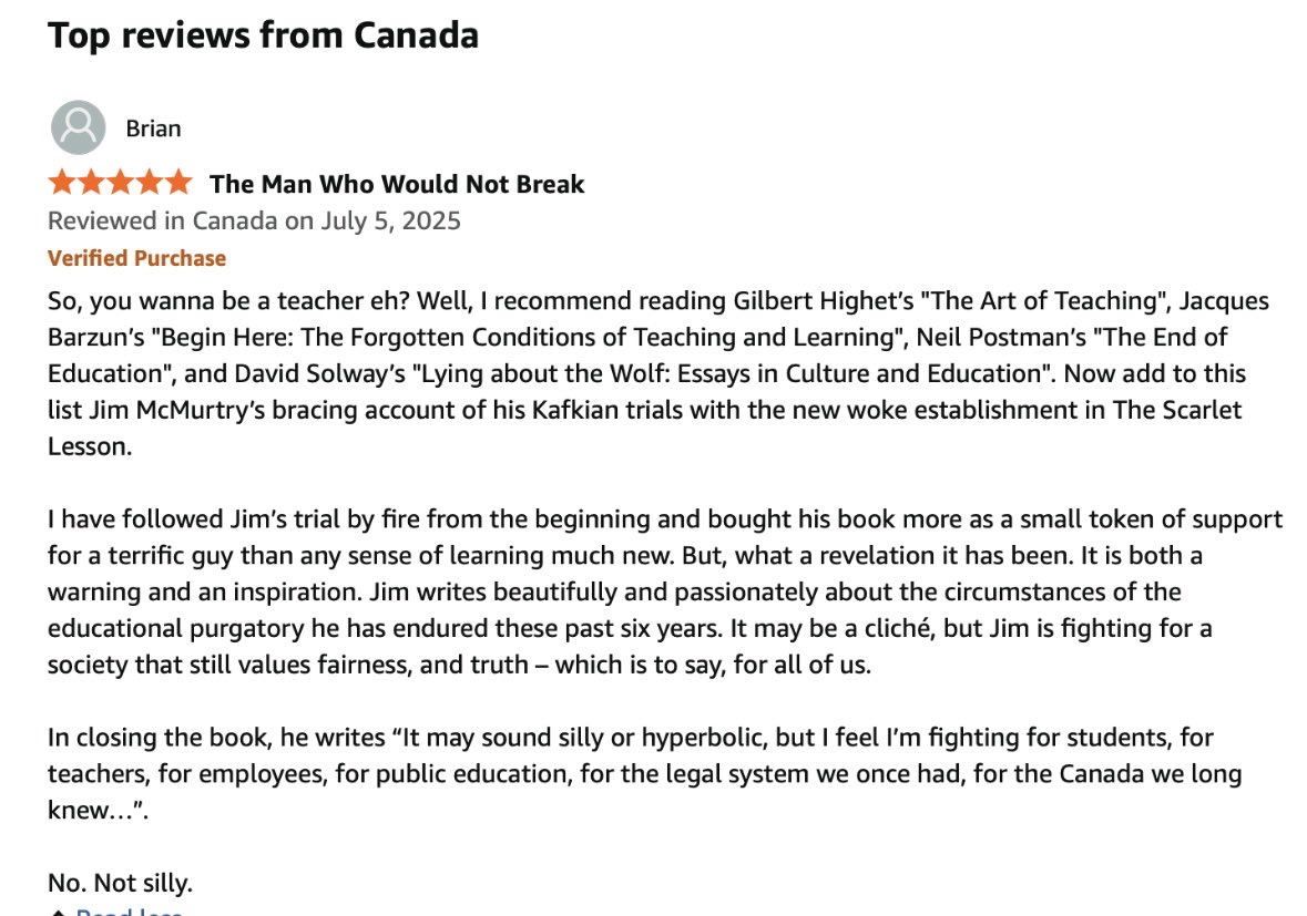 Jim McMurtry (@jimmcmurtry01) on Twitter photo I received this memorable review for my book. 🙏 I received this memorable review for my book. 🙏