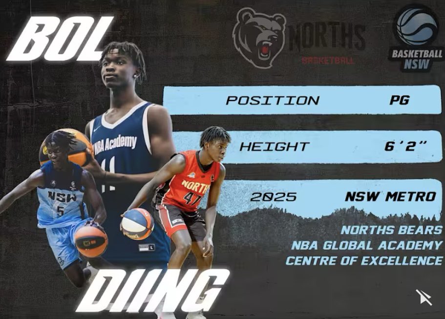 bolfrancisdiing's tweet photo. Bol Diing 2025 Highlights (2027 Prospect)

https://t.co/sVyWhcLs7x https://t.co/BShYmE1bnh