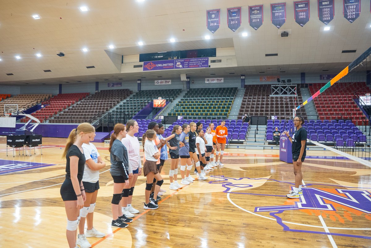 Volleyball Camp is in full swing as athletes train, grow, and compete with the best! 🏐