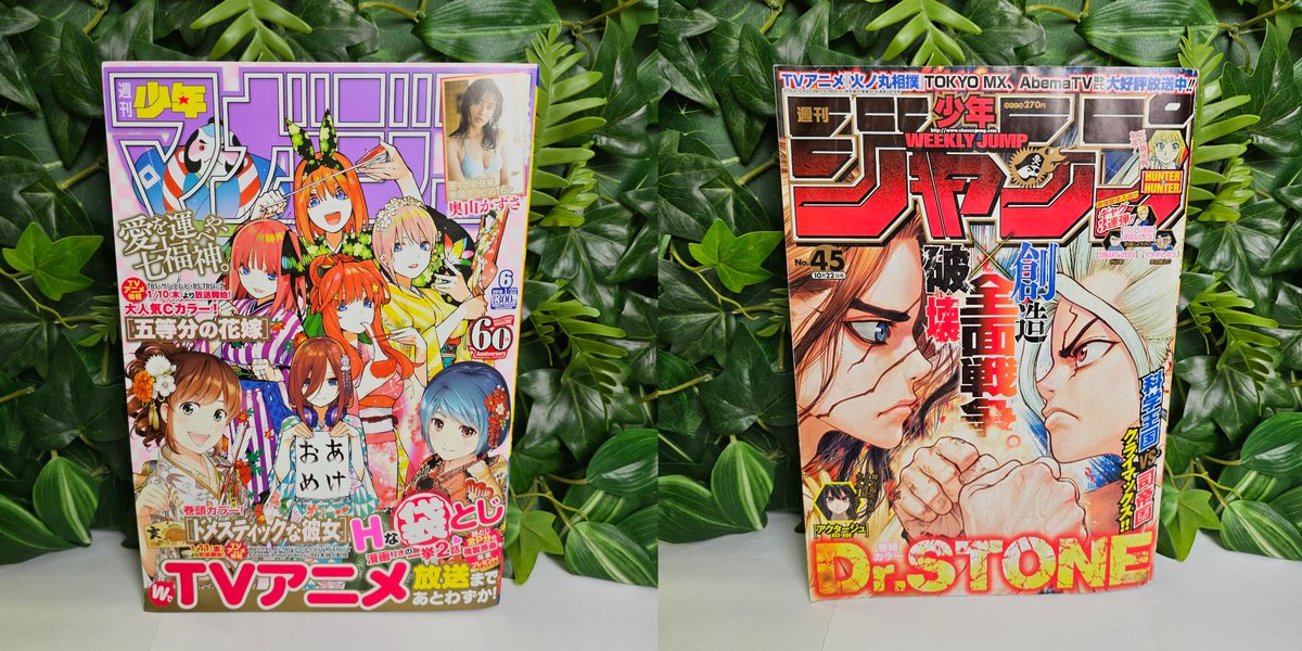 konotoree's tweet image. On est de retour !
On espère que vous avez bien profité de la Japan Expo 💯
Des nouveautés avec les 1ers chapitres de Dragon Quest et Samurai 8
du Dr. Stone, Frieren, City Hunter, The Quintessential Quintuplets & du Black Clover pour sublimer le tout
➡️ konotoree.com
