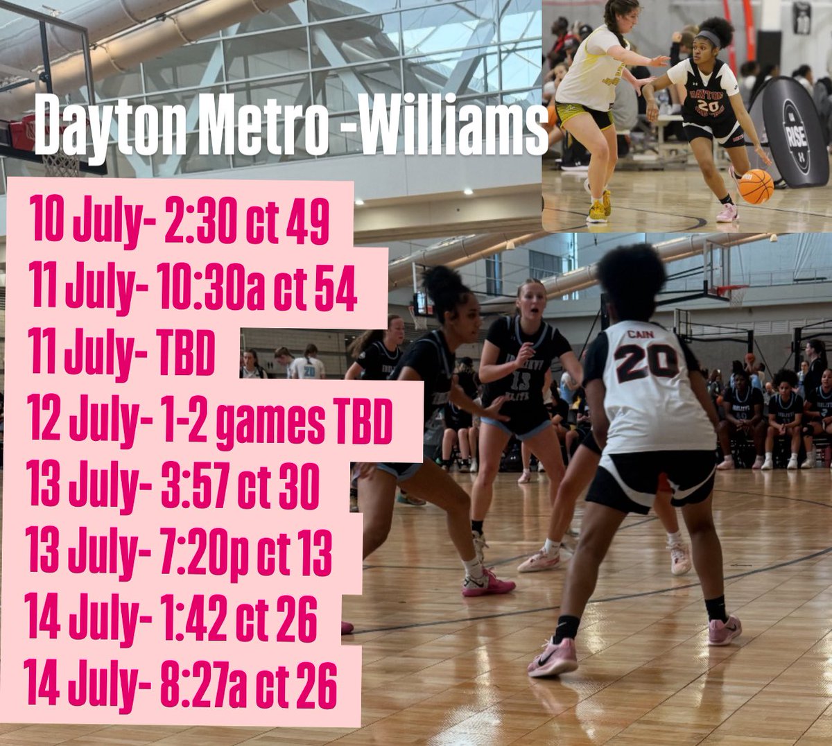 JanaeCain (@janaecain2) on Twitter photo Super excited to play at <a href="/TFNsRun4Roses/">TFN's Run 4 Roses</a> this year! Coaches come check me and my team out compete! <a href="/DMwilliams2026/">Dayton Metro Williams</a> <a href="/CJEaglesSports/">CJ Athletic Office</a> Super excited to play at <a href="/TFNsRun4Roses/">TFN's Run 4 Roses</a> this year! Coaches come check me and my team out compete! <a href="/DMwilliams2026/">Dayton Metro Williams</a> <a href="/CJEaglesSports/">CJ Athletic Office</a>