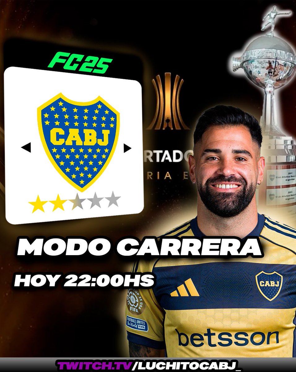 HOY A LAS 22:00HS MODO CARRERA 

twitch.tv/luchitocabj_

twitch.tv/luchitocabj_

twitch.tv/luchitocabj_