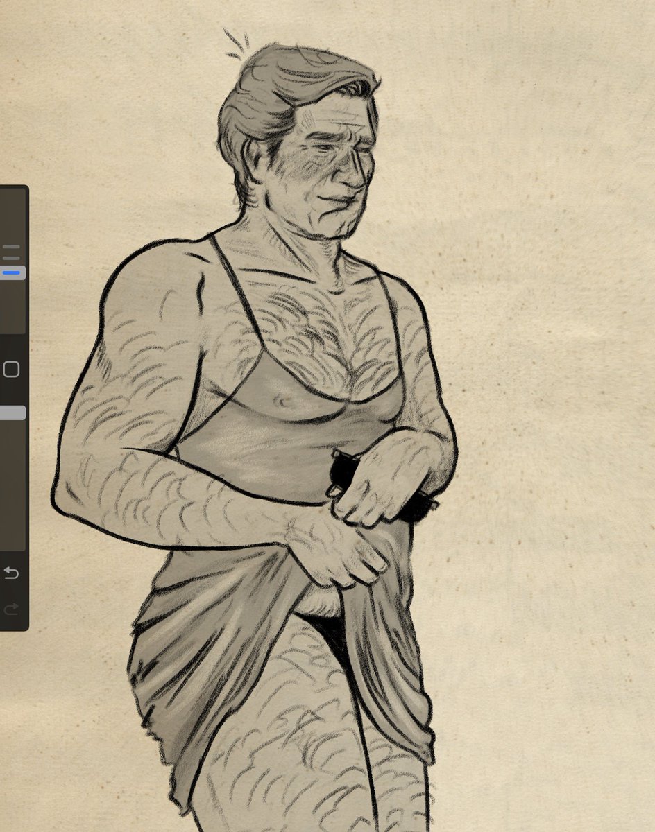 sirenscript's tweet image. Russell enjoying his new dress