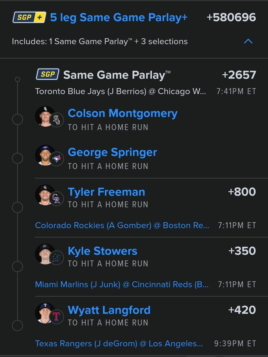 Bizzymovemore's tweet image. All from @Phenix911 auntie list 🔥 tap in... Also taking each str8, last 3 legs as a separate parlay... Take Freeman off and run the 1st leg wit last 2 legs.... #anythingispossible