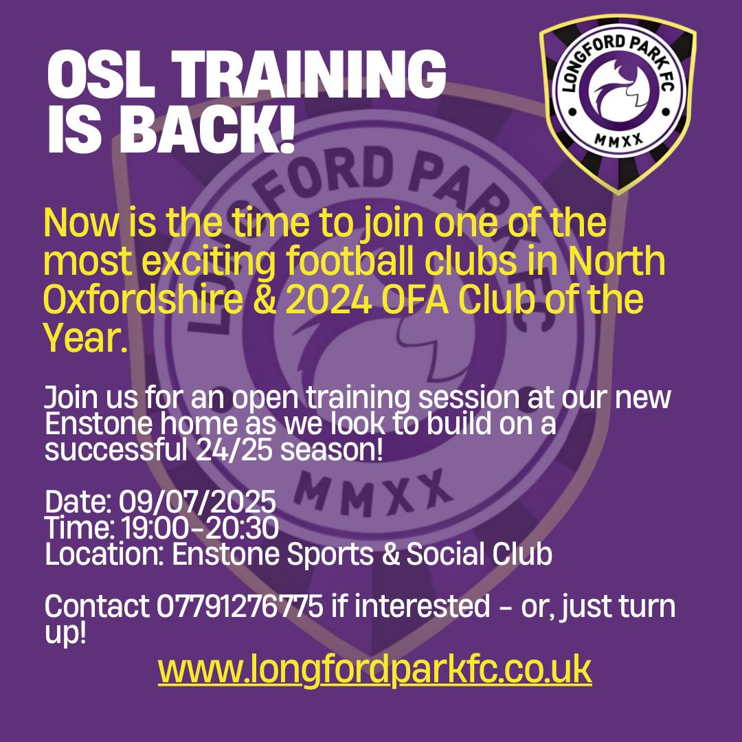 LongfordParkFC's tweet photo. 📩 You’re Invited! 📩

🏃🏻‍♂️ 25/26… Here We Go! 🏃🏻‍♂️

🦊 #UpThePark #YouFoxes 🦊 https://t.co/OIEZHayM0s