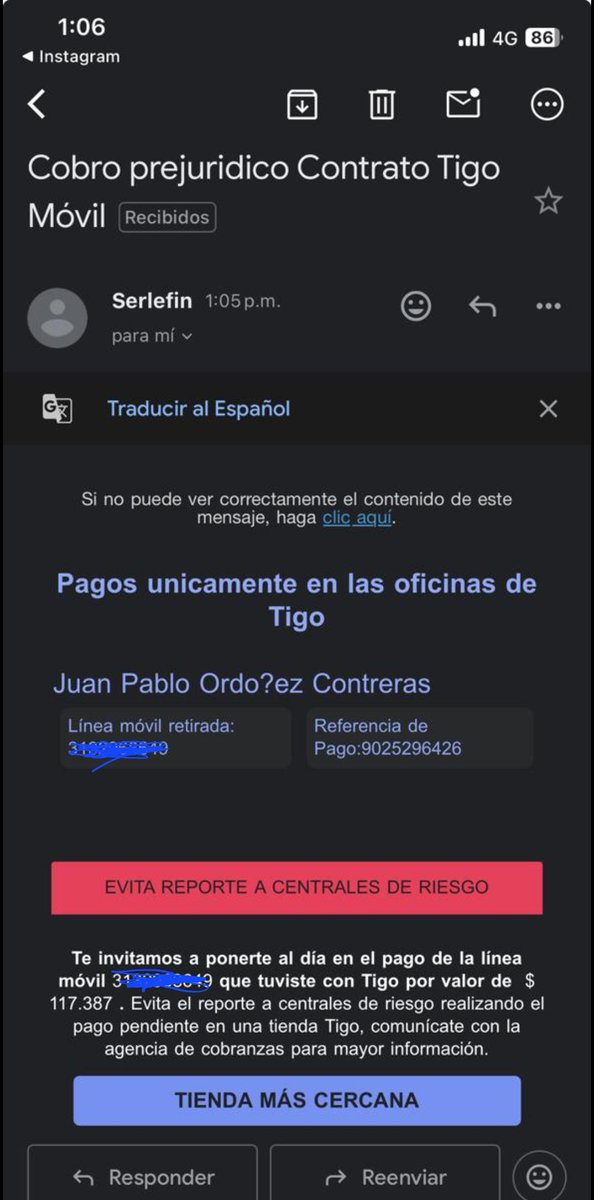 Desde el inicio del 2024 he sido robado y estafado por <a href="/Tigo_Colombia/">Tigo Colombia</a> ahora me tienen reportado por una deuda que no tengo y no debería pagar. En varias ocaciones han dicho que resuelven pero no lo hacen <a href="/sicsuper/">Superintendencia de Industria y Comercio 🇨🇴</a> <a href="/DenunciasCo/">El Denunciante📣📝</a> <a href="/DenunciasColo/">Denunciascolombia</a> #Colombia #tigo