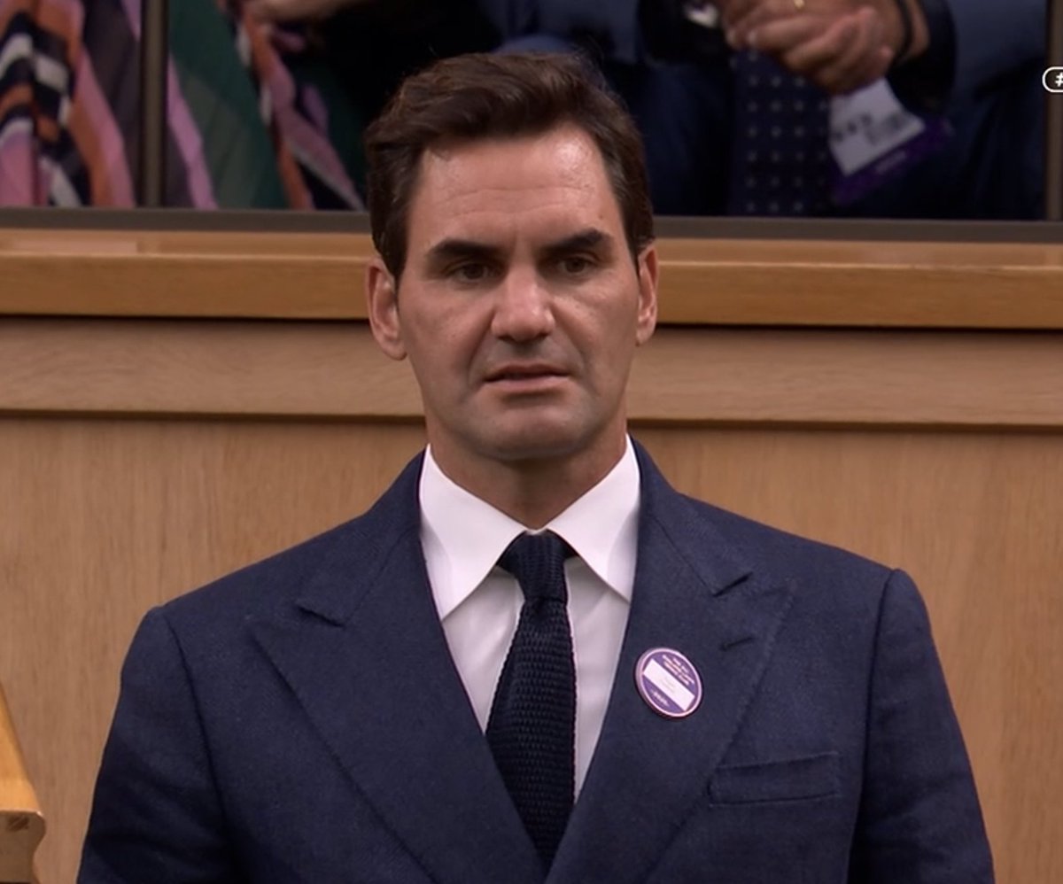 Federer in shock as well.