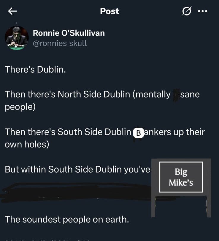 Fixed it for ya ronnie