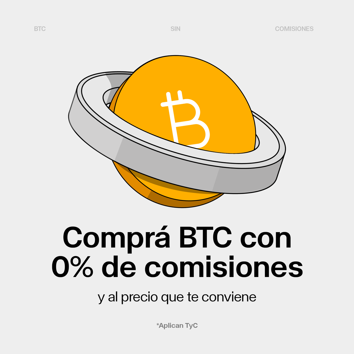 0% de comisión por comprar $BTC? Sí, en Ripio 🔥 Dejá de seguir esperando  
