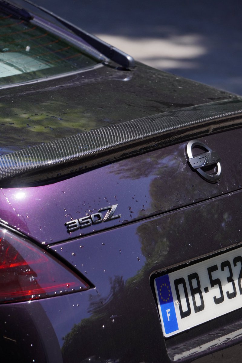 factic380's tweet image. Zetto 💜

#jdm #nissan #350z #v6 #3L5 #fairladyZ #japancar #brembo #rays