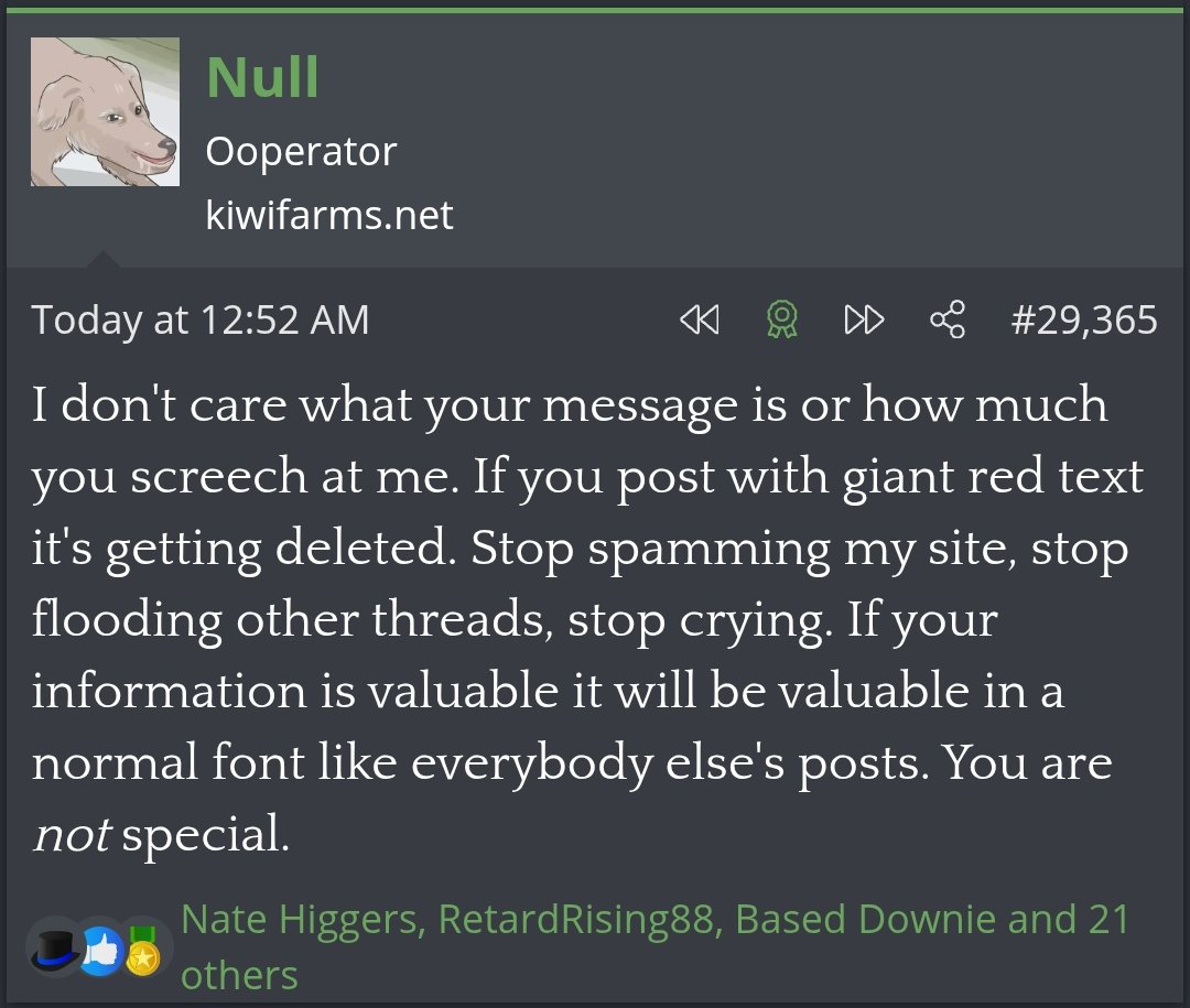 The red text has finally broken Josh kiwifarms.net/threads/kino-c…