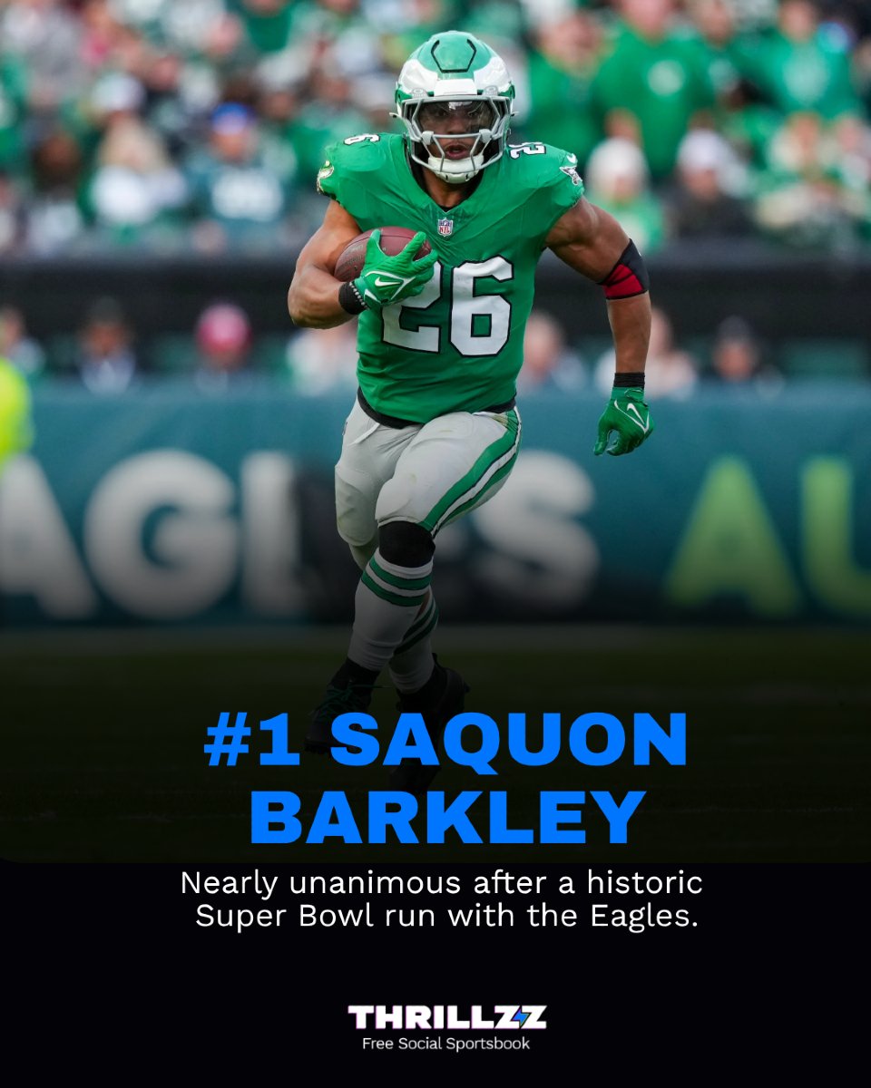 70+ NFL insiders submitted their ballots. Here are the top 4 running backs heading into 2025 👀 Did they get it right?