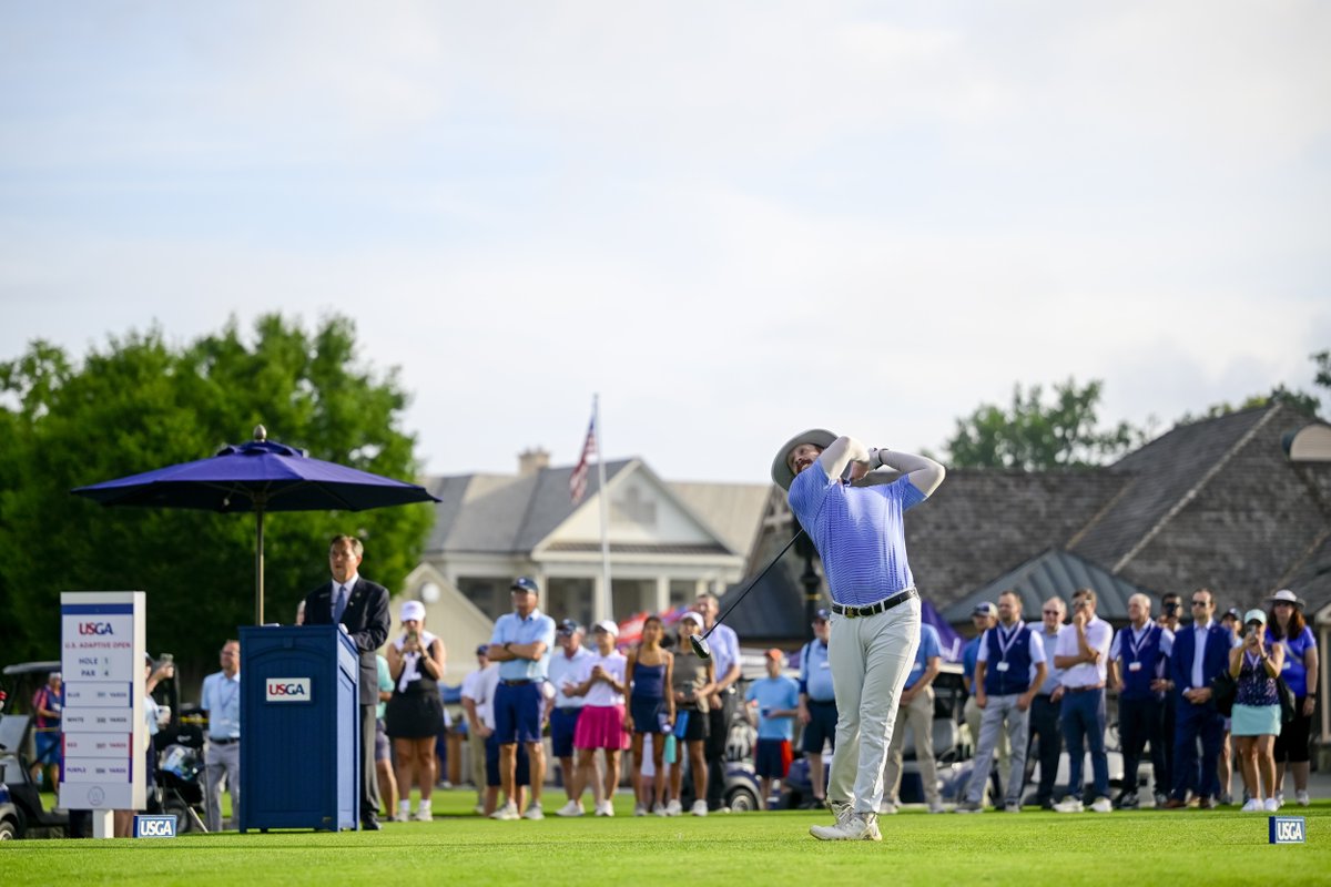 msgagolf's tweet image. Maryland natives Vince Biser (T19), Ford Martin (T26), and Jack Bonifant (T52) finished their first rounds at the 4th U.S. Adaptive Open! Wishing them the best of luck for the upcoming rounds! #USAdaptiveOpen #AdaptiveGolf #USGA