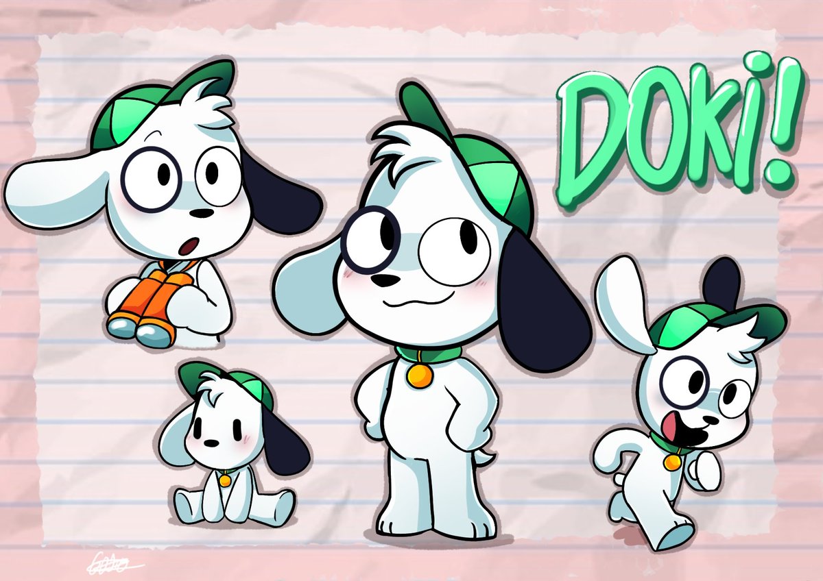 ¿Alguien se acuerda de Doki? 🐶💚

#Doki #fanart
