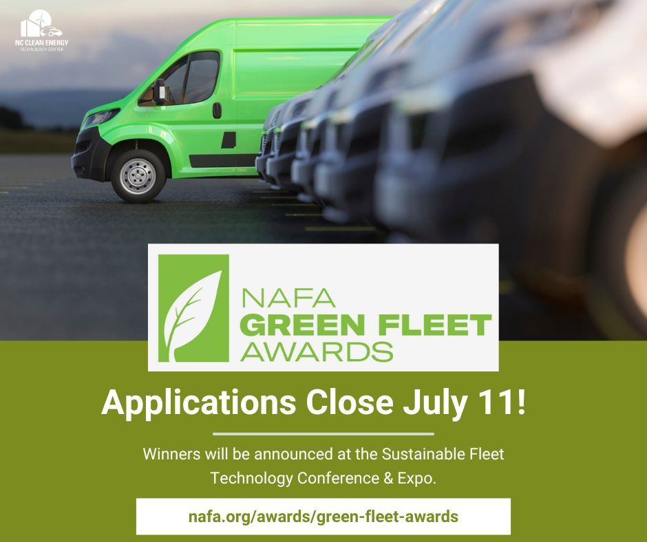 Applications close this Friday, July 11, for the 2025 NAFA Fleet Management Association Green Fleet Awards! These awards recognize peak-performing fleet sustainability efforts and celebrates those who have made a positive impact on the environment. nafa.org/awards/green-f…