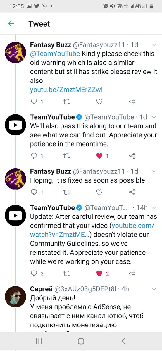 Fbuzz11_Ranjesh's tweet photo. @TeamYouTube @varmaraj370403 Hello @TeamYouTube Got A Unfair Warning On my YouTube Video (Video Link -) https://t.co/1E7ZvJo76n
Appeal-Rejected
I Got Same Unfair Warning at 26 March 2025 and When I Appealed, Same Day You Removed and Applogized, Same Happened In 2021 Also,
Kindly review &amp; fix it @TeamYouTube https://t.co/xowftXbFVz