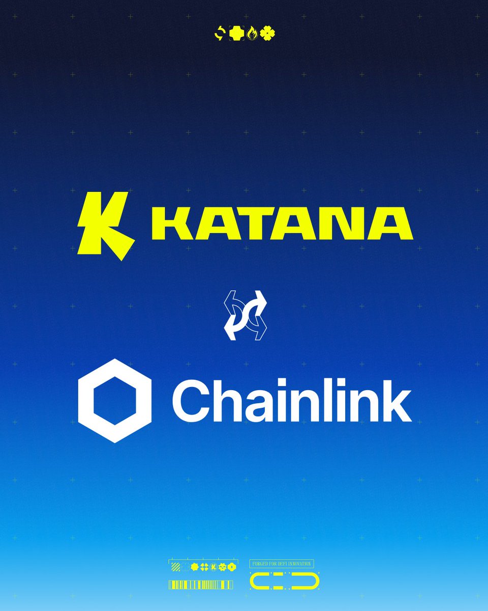 Polygon DeFi (@0xpolygondefi) on Twitter photo chainlink is live on katana ⚔️
data streams, data feeds, and CCIP from day one.
powering faster transactions, reliable data, and secure cross-chain interop for efficient defi building.
dive deeper 👇 chainlink is live on katana ⚔️
data streams, data feeds, and CCIP from day one.
powering faster transactions, reliable data, and secure cross-chain interop for efficient defi building.
dive deeper 👇