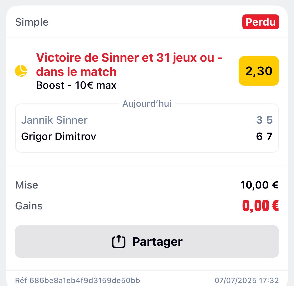 juan1964841455's tweet image. Dimitrov abandonne… et tu considères que le boost est perdu @Papa_rieur