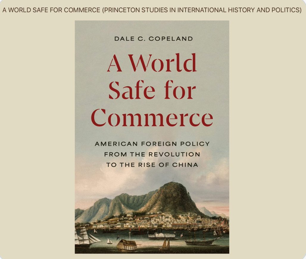 I'm excited to report that, in terms of sales, A World Safe for Commerce is the second-ranked book in Amazon's "International Relations" category, behind Walter Russell Mead's ever-popular Special Providence (a great book on ideologies of American foreign policy I briefly discuss