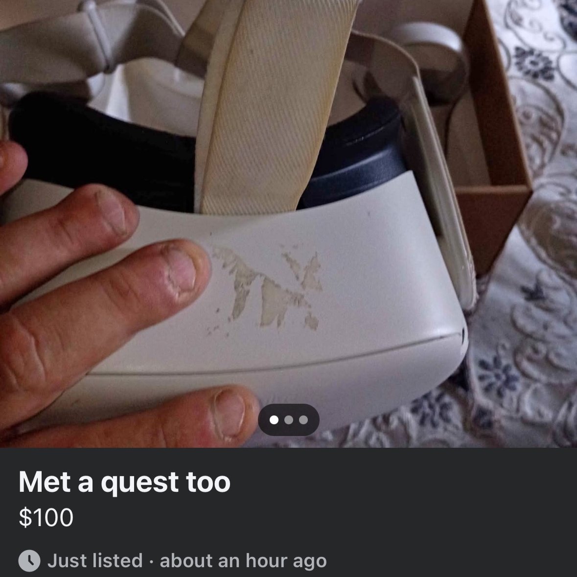 Yo anybody need a "Met a quest too"? 😂