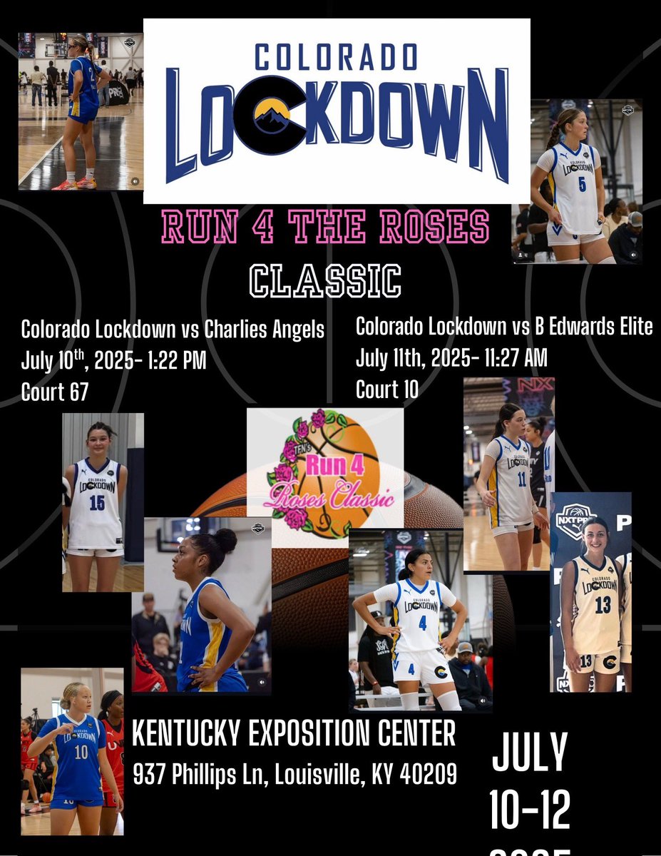 Here is my schedule for this weekend! So excited!! <a href="/elite_lockdown/">Colorado Lockdown</a> <a href="/TFNsRun4Roses/">TFN's Run 4 Roses</a>