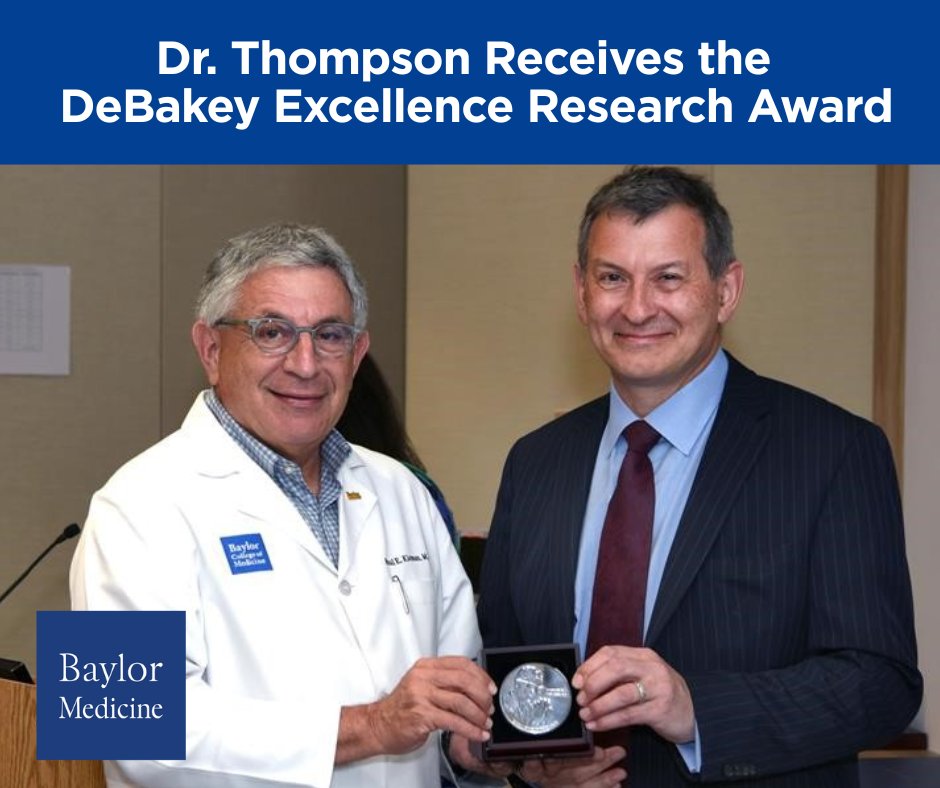 BCM_Surgery (@bcm_surgery) on Twitter photo Dr. Alastair Thompson, professor and chief of Breast Surgery, received the 2025 Michael E. DeBakey Excellence in Research Award for his impactful clinical research and published contributions over the past three years. The award honors top <a href="/bcmhouston/">BCMHouston</a> scientists advancing Dr. Alastair Thompson, professor and chief of Breast Surgery, received the 2025 Michael E. DeBakey Excellence in Research Award for his impactful clinical research and published contributions over the past three years. The award honors top <a href="/bcmhouston/">BCMHouston</a> scientists advancing