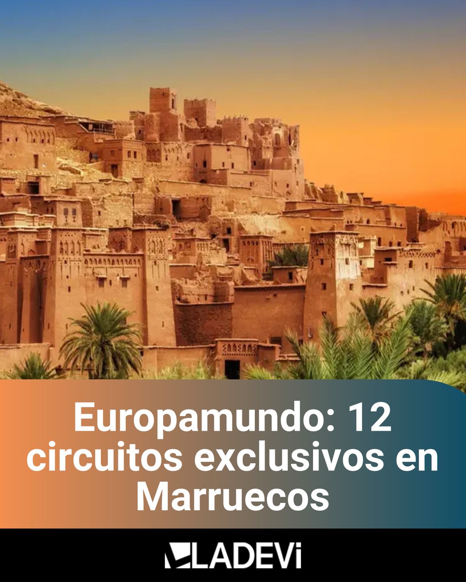 Europamundo: 12 circuitos exclusivos en Marruecos

#Ladevi #Turismo #Europamundo #Marruecos #EuropamundoVacaciones #Circuitos

<a href="/Europamundo/">EUROPAMUNDO</a> 

ladevi.info/negocios/europ…