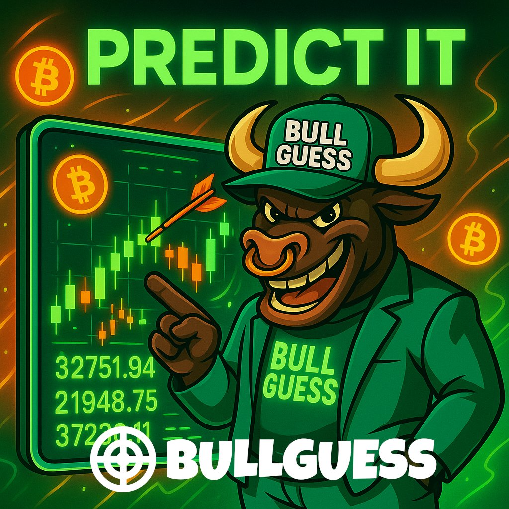 BullGuessApp's tweet image. Think you can forecast Bitcoin better than the rest?
Now’s your chance to prove it.
BullGuess is launching soon — the first skill-based $BTC prediction arena.
No gimmicks. No gambling. Just precision and skills.

@BullGuessApp is coming.
Ready to predict like a pro?